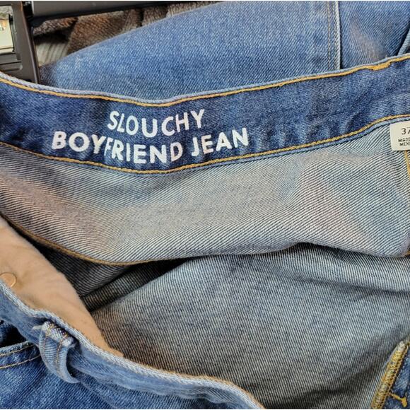 J. Crew Women's Size 37 24 Bright Indigo Slouch Jeans - Picture 6 of 7